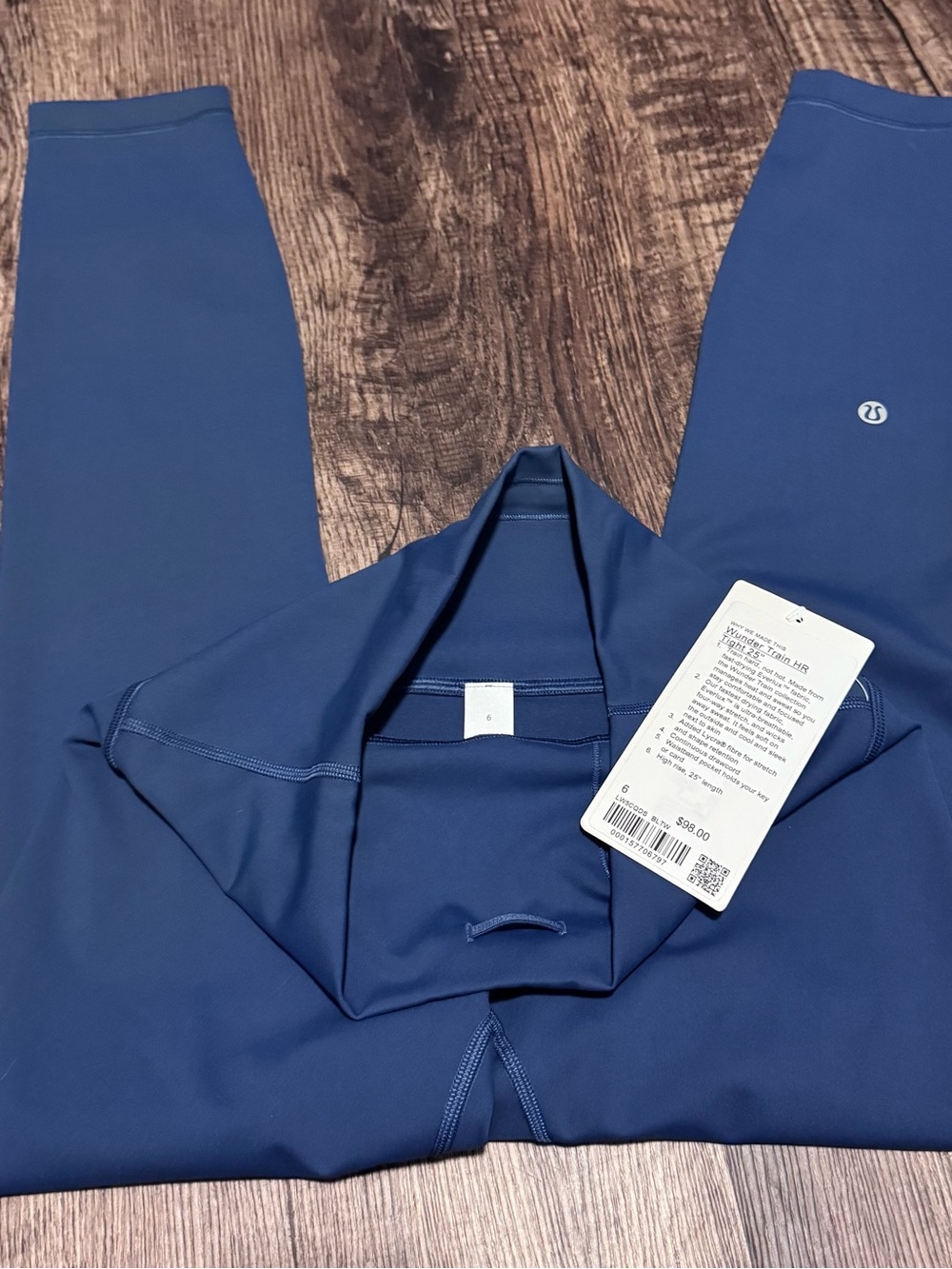 Lululemon Wunder Train HR Tight 25” - Blue Twill